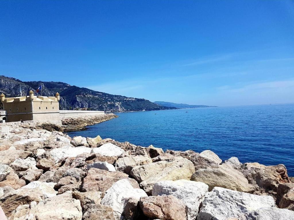 Apartmán Le Coq Bleu D'Azur - Piscine - Parking! Menton Exteriér fotografie